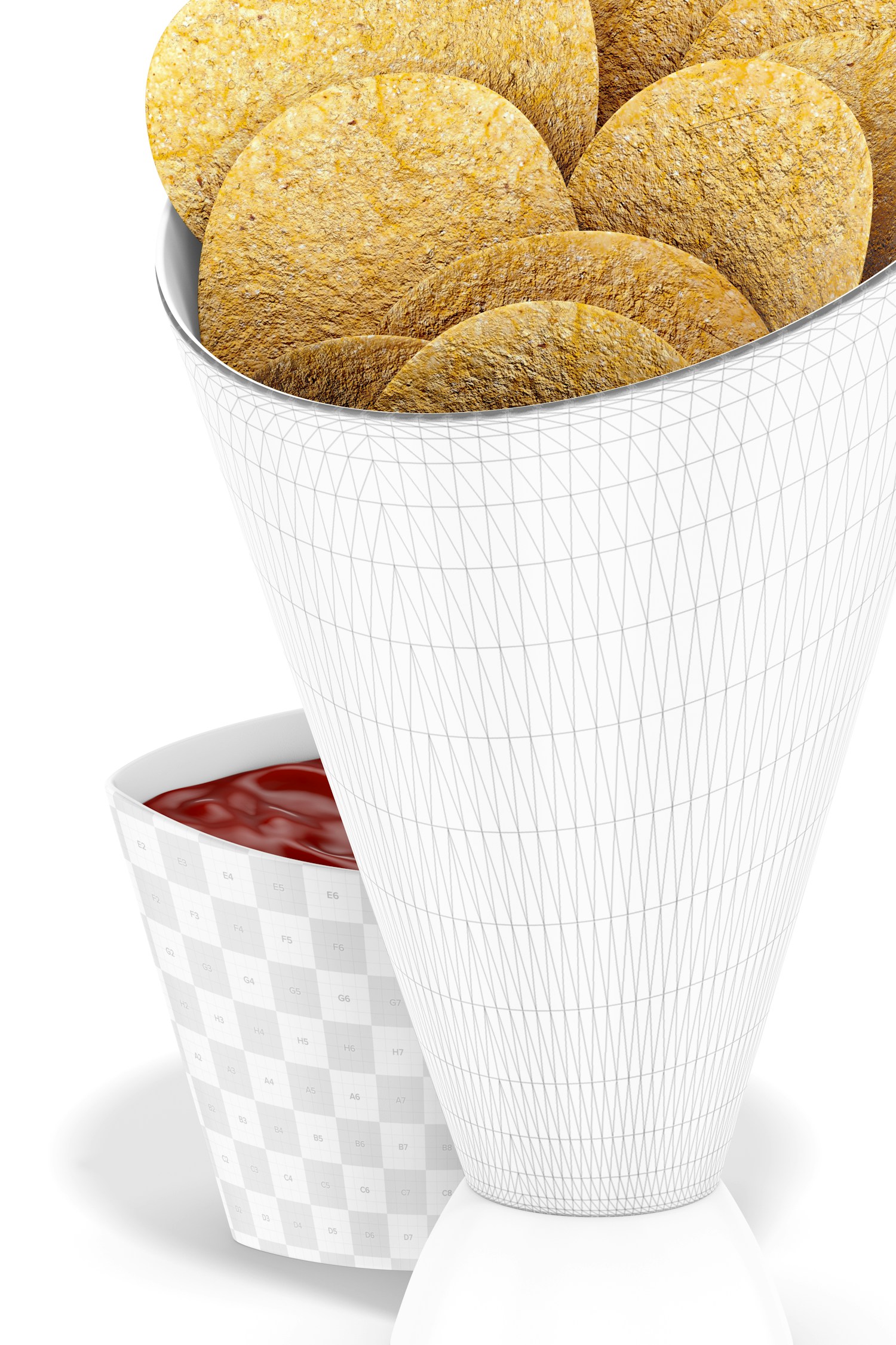 Dipping Cups Mockup