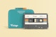 Cassette Player Mockup, Front View