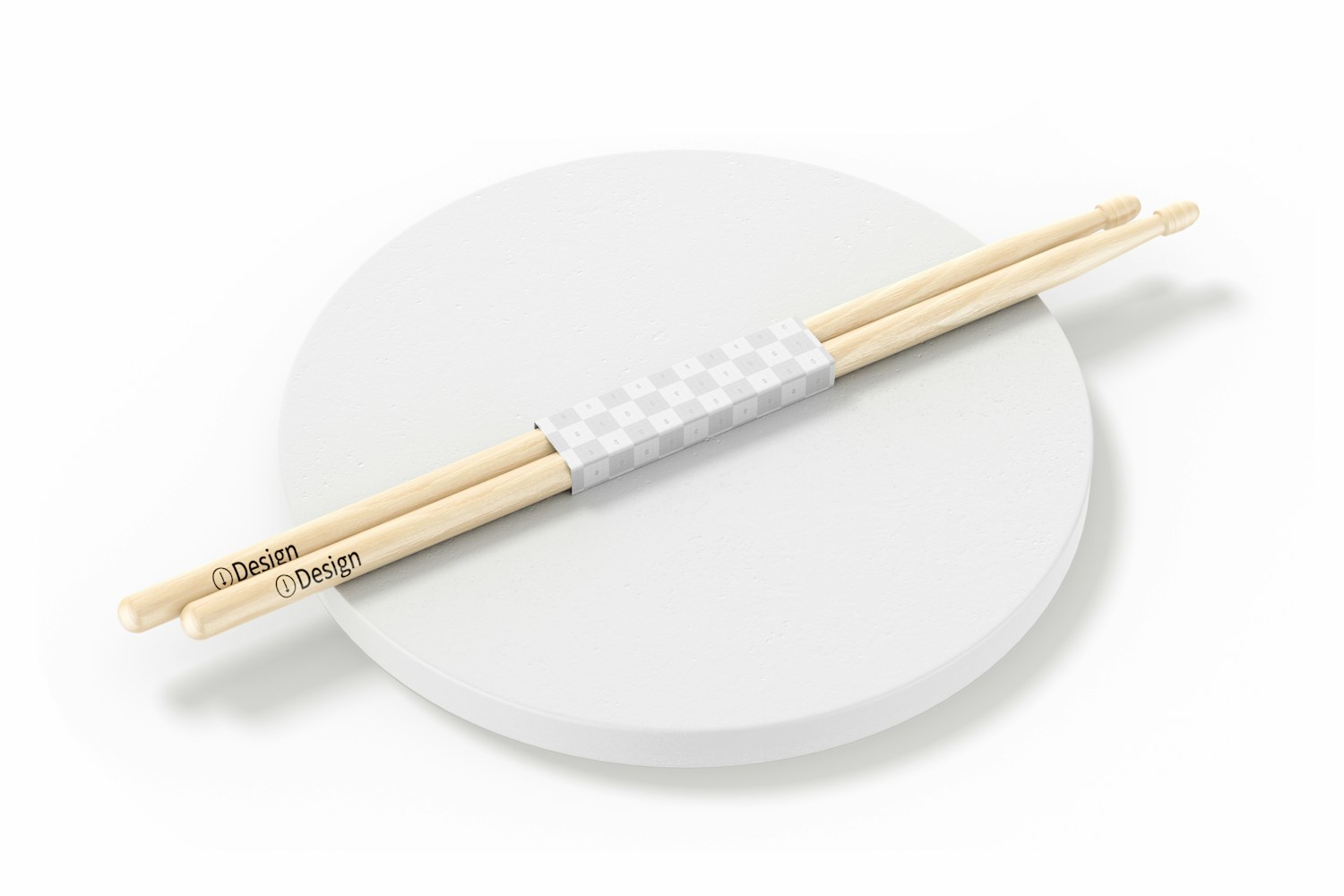 Drumsticks Mockup, Perspective Drumsticks Mockup, Perspective