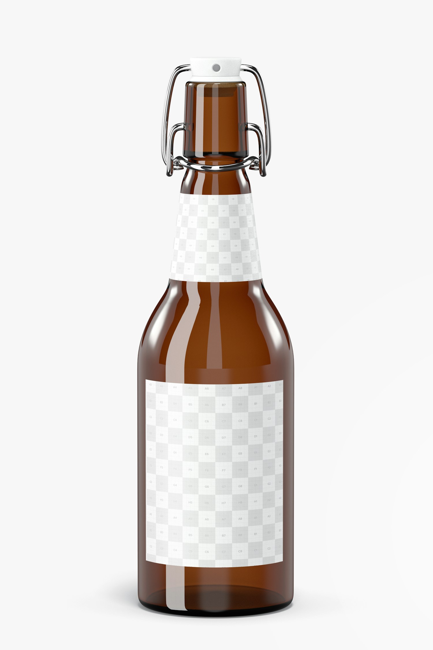 Maqueta de Botella de Cerveza Artesanal