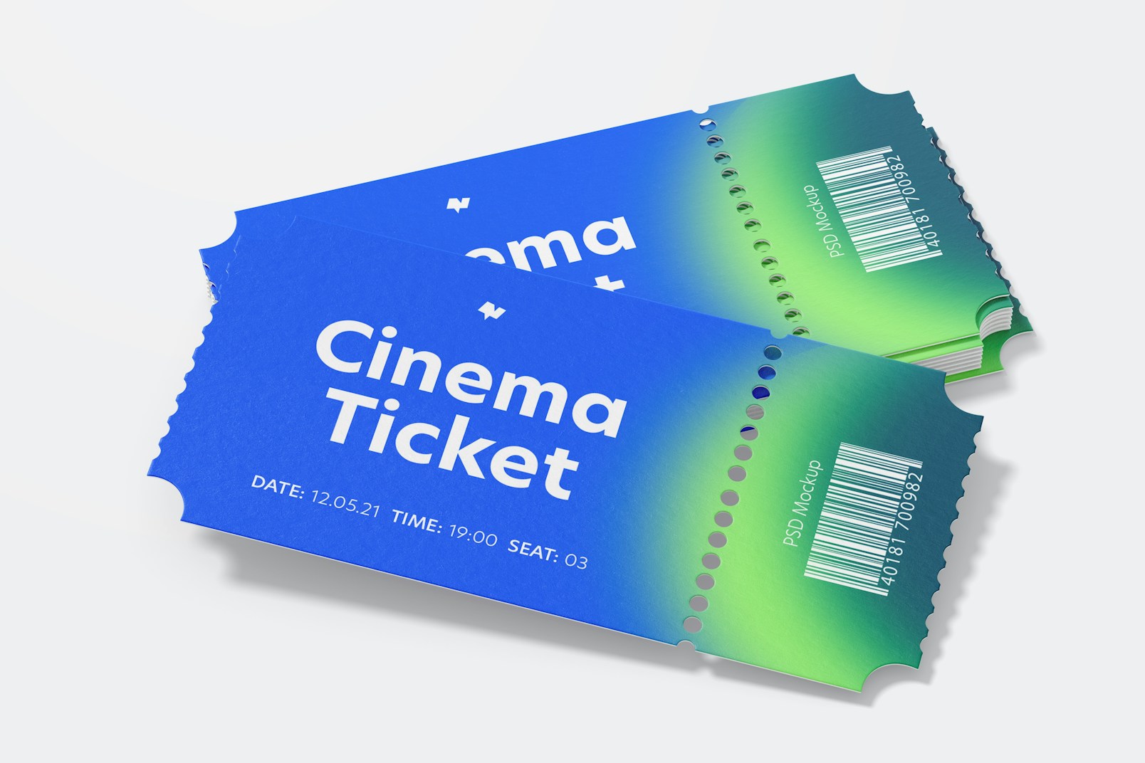 Cinema Tickets Mockup
