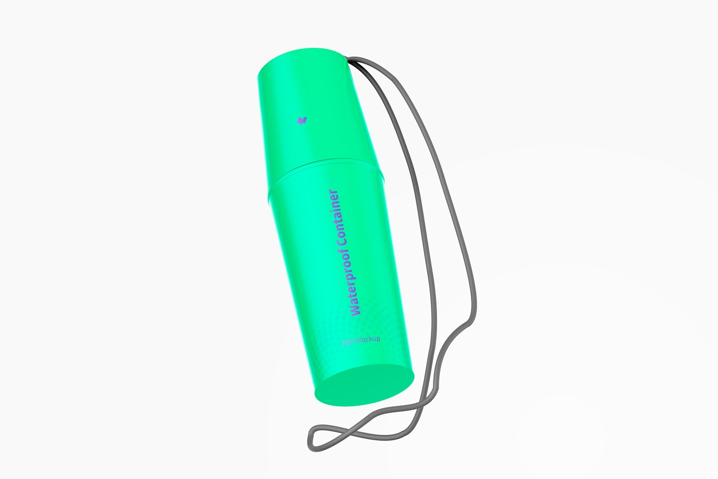 Waterproof Dry Container Bottle Mockup, Floating