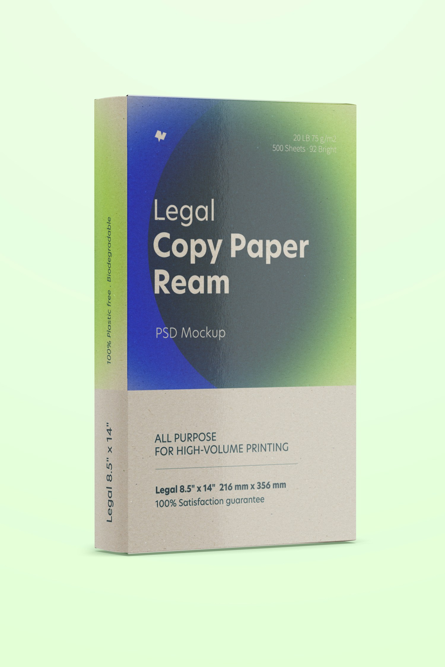 Legal Copy Paper Ream Mockup