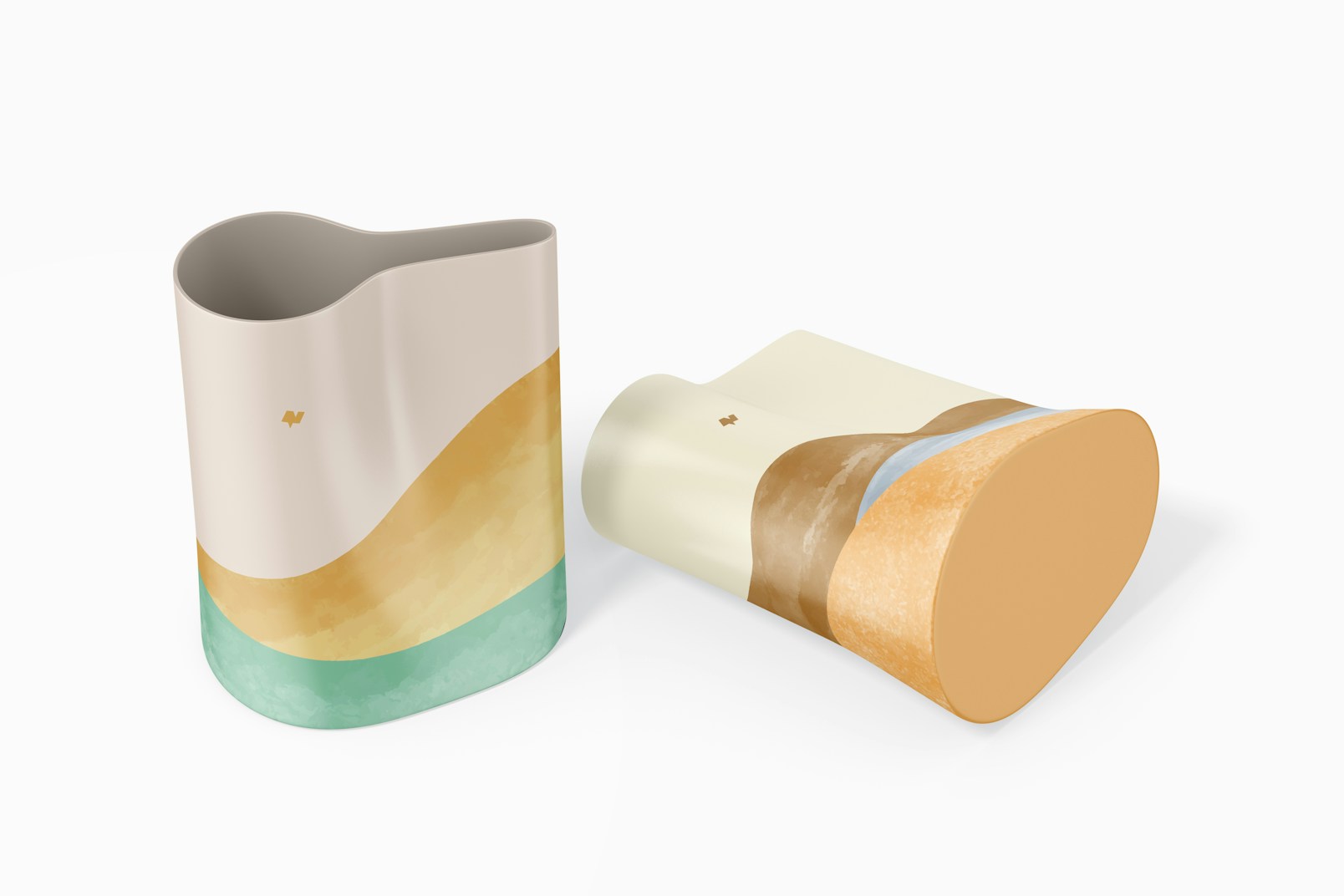 Watering Can Vases Mockup