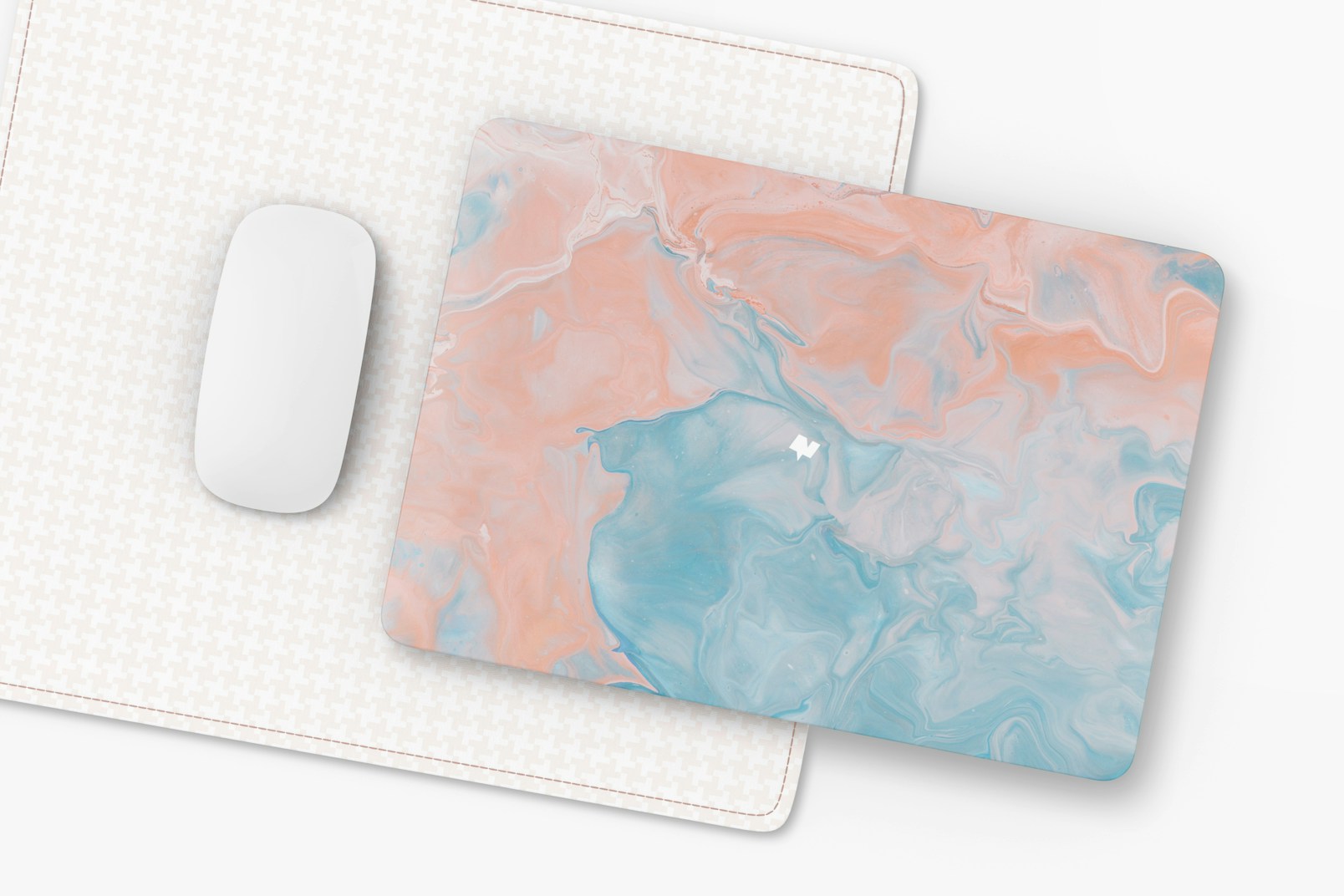 Plastic Hard Shell Case with Mouse Pad Mockup