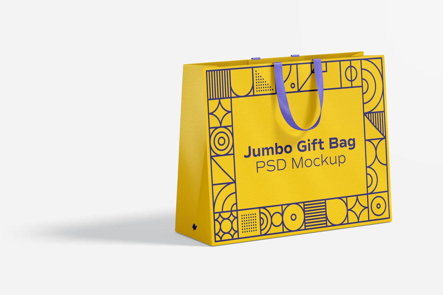 Maqueta de Bolsa de Papel Jumbo para Regalo Maqueta de Bolsa de Papel Jumbo para Regalo