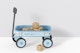 Wagon Vintage Toy with Wooden Blocks Mockup