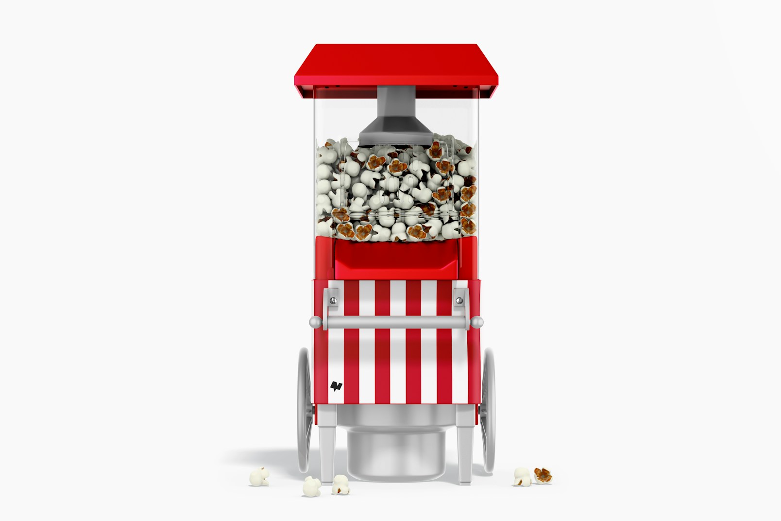 Mini Popcorn Maker Mockup, Front View