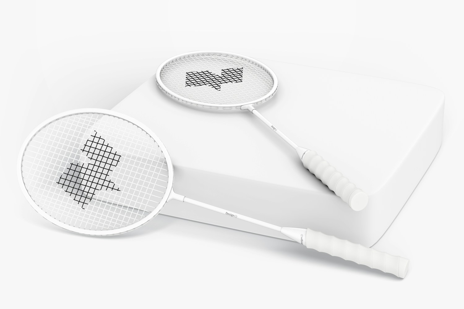 Badminton Rackets Mockup