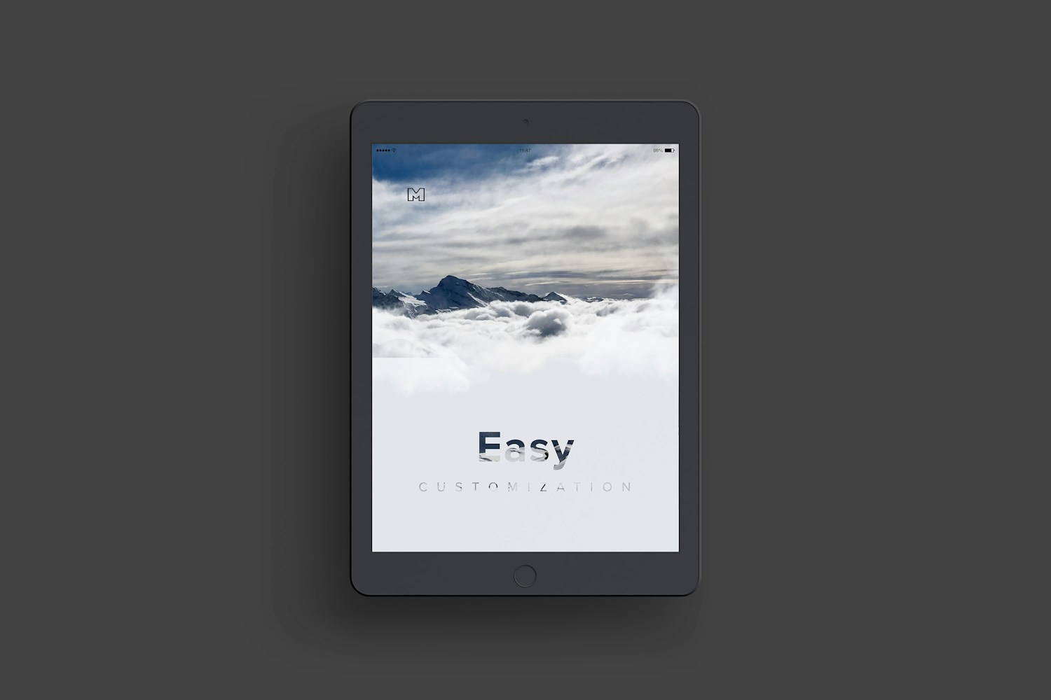 Clay iPad 9.7 Mockup 03