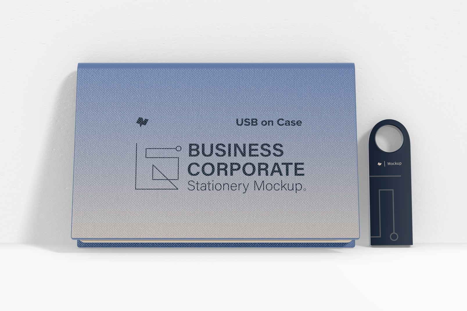 USB on Case Mockup, Leaned