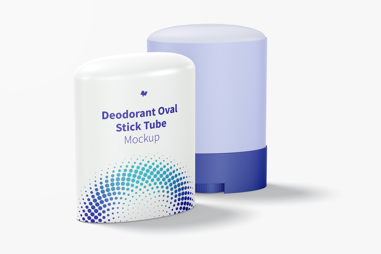 Deodorant Oval Stick Tubes Mockup