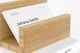 Bamboo Business Card Holder Mockup, Close Up
