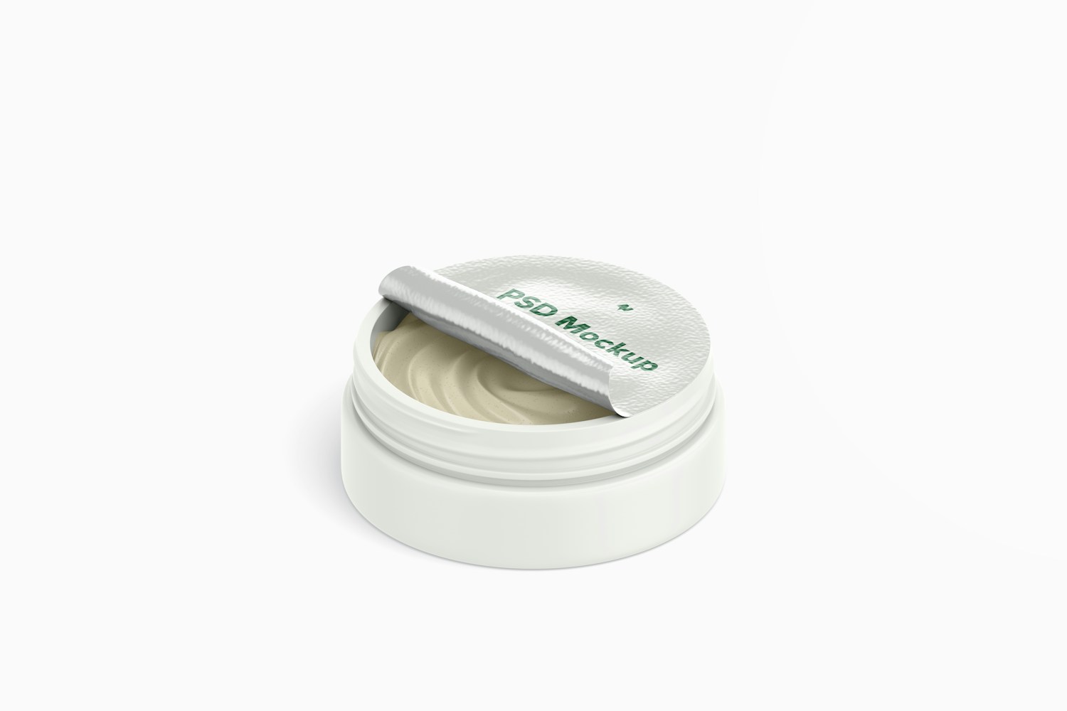 3.38 oz Cream Jar without Lid Mockup 3.38 oz Cream Jar without Lid Mockup