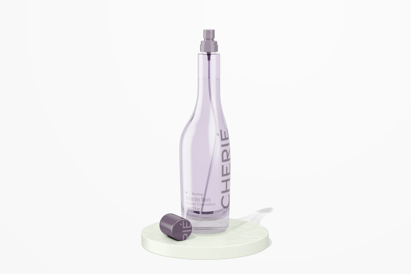 Asymmetrical Perfume Bottle Mockup