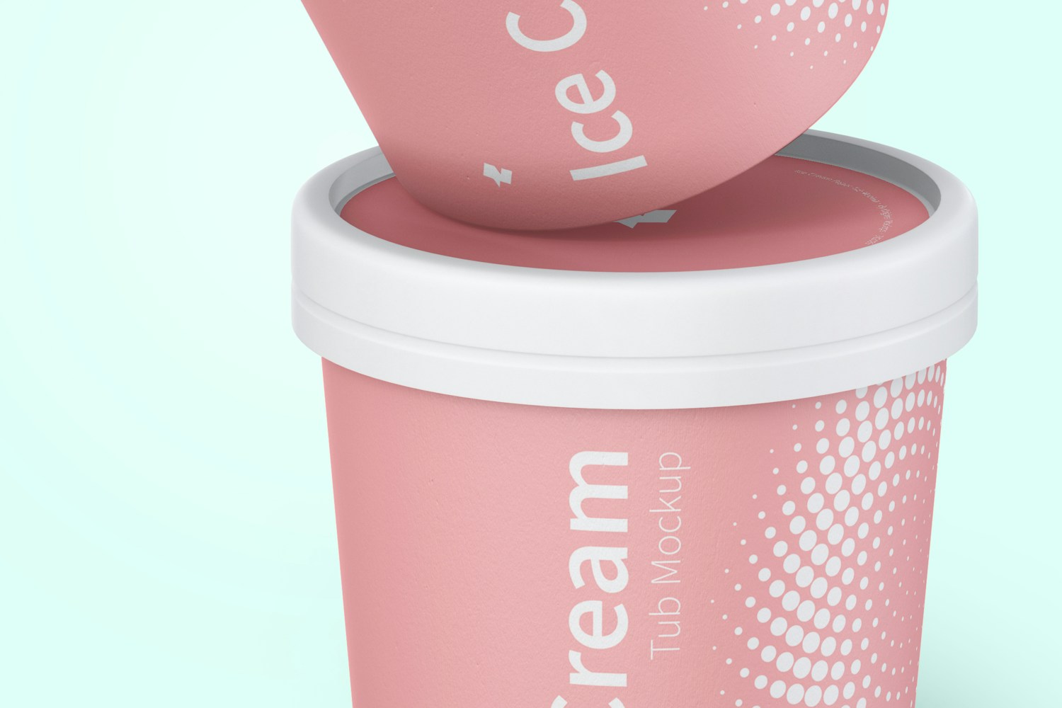 500ml Ice Cream Paper Tub Mockup 02 500ml Ice Cream Paper Tub Mockup 02