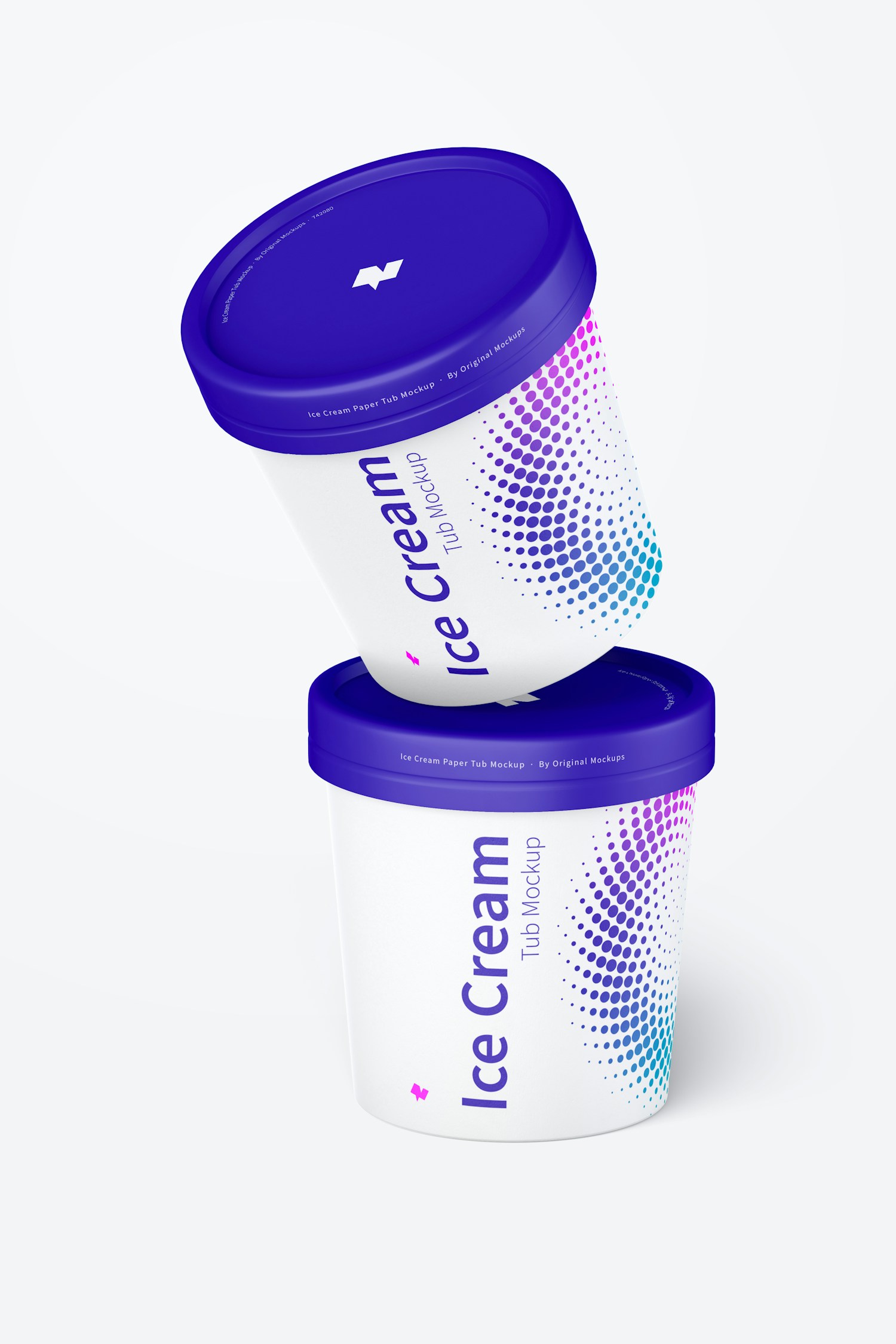 500ml Ice Cream Paper Tub Mockup 02 500ml Ice Cream Paper Tub Mockup 02