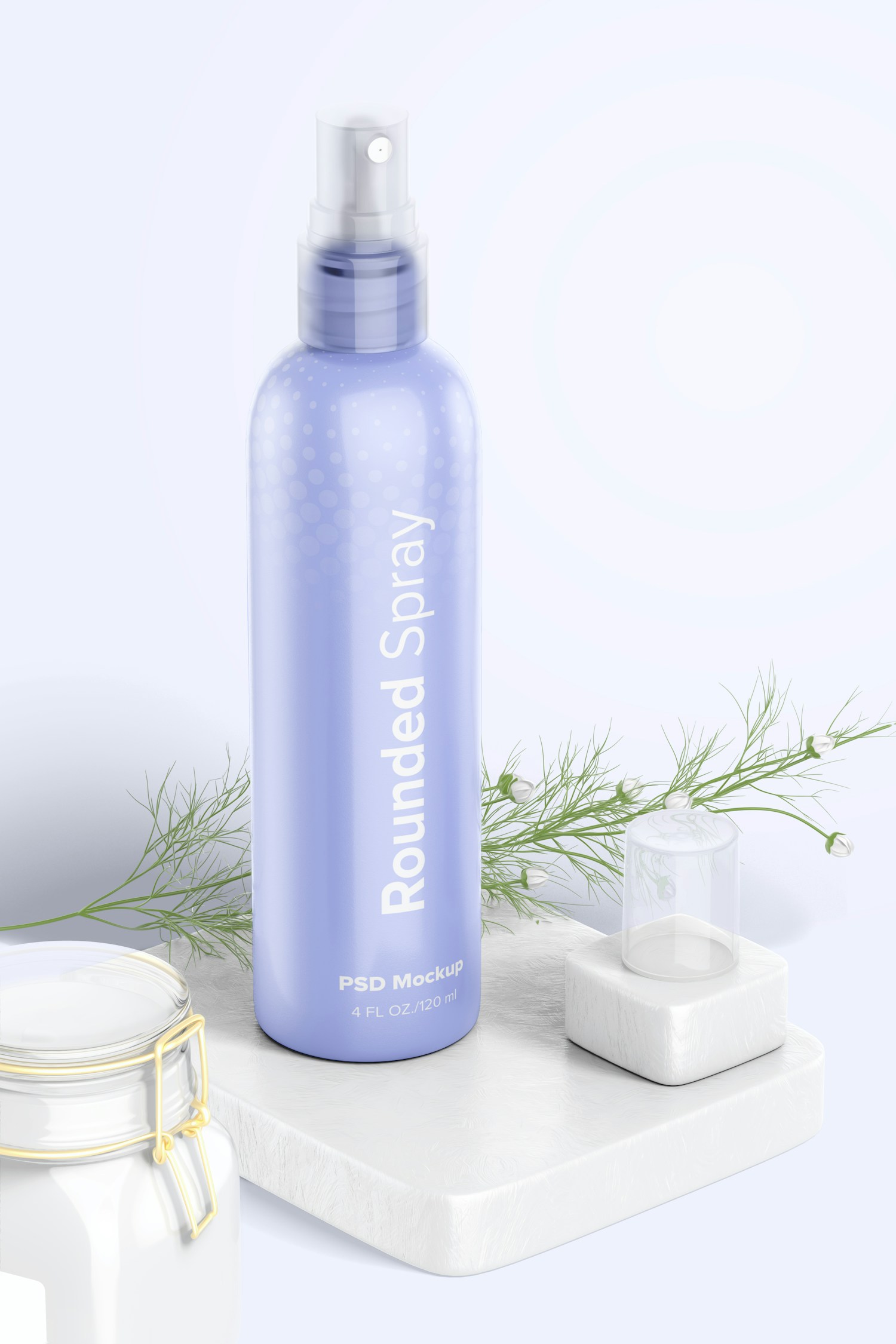 4 oz Rounded Spray Mockup, Perspective View 02 4 oz Rounded Spray Mockup, Perspective View 02