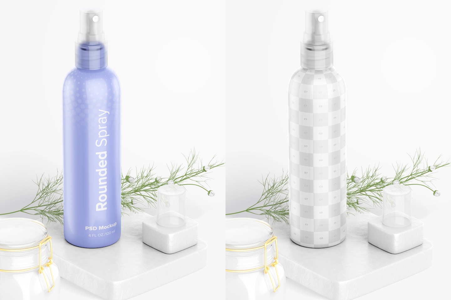 4 oz Rounded Spray Mockup, Perspective View 02