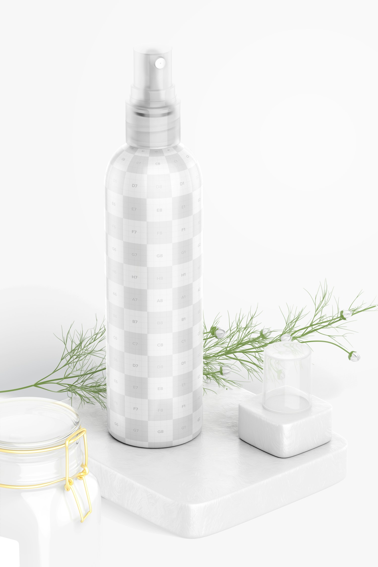 4 oz Rounded Spray Mockup, Perspective View 02 4 oz Rounded Spray Mockup, Perspective View 02
