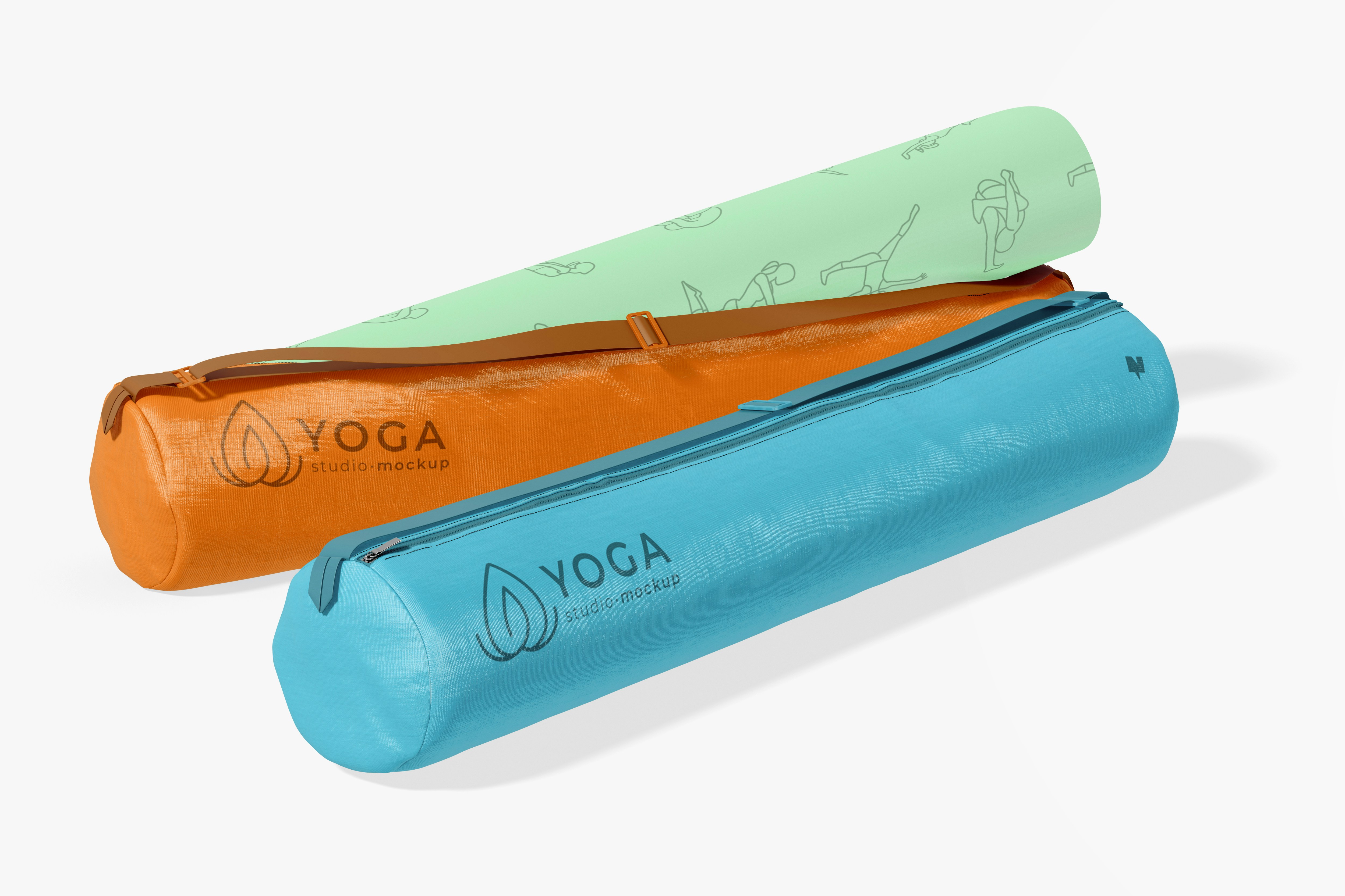 Yoga Mat Covers PSD Mockup – Original Mockups