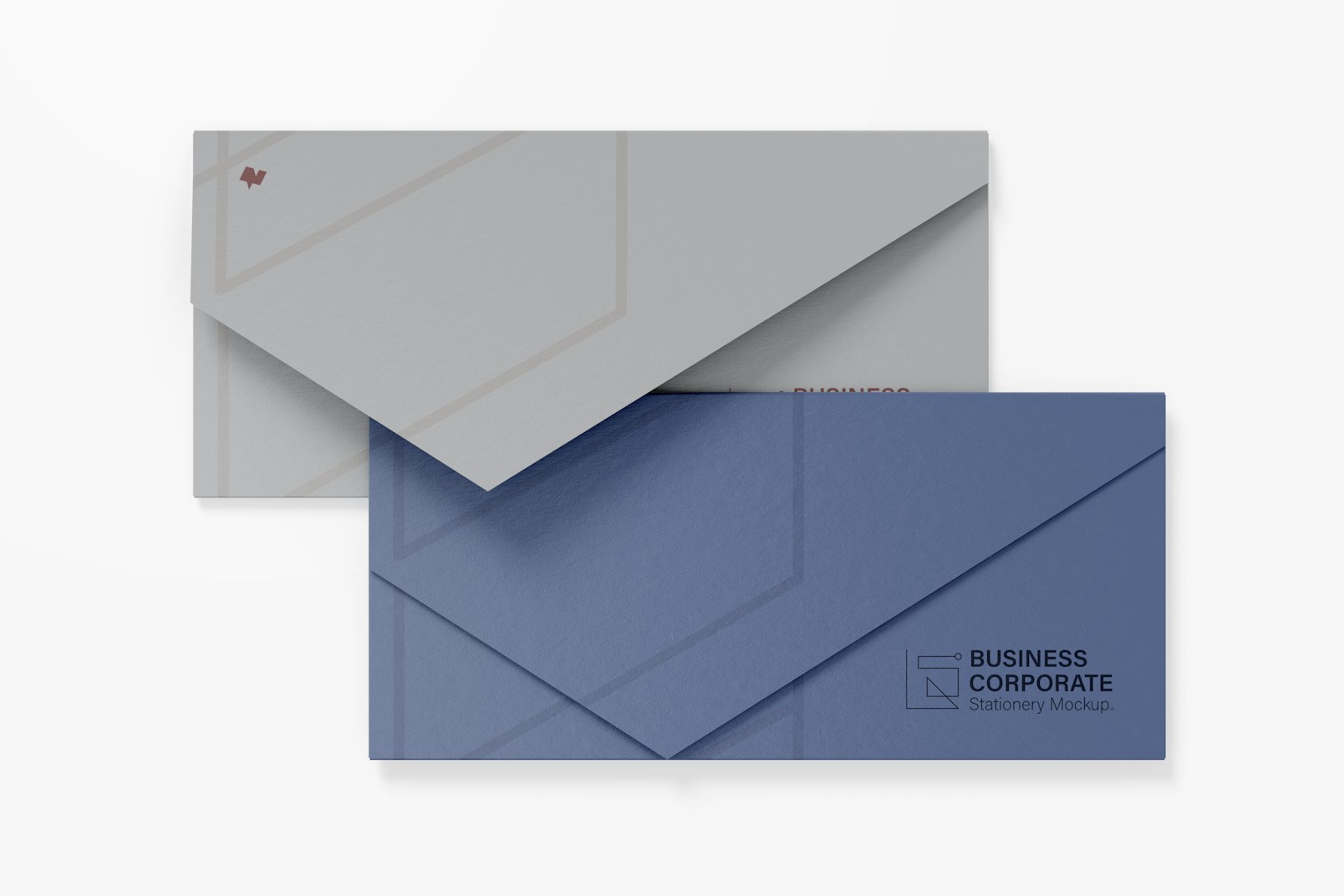 Rectangular Paper Envelopes Mockup