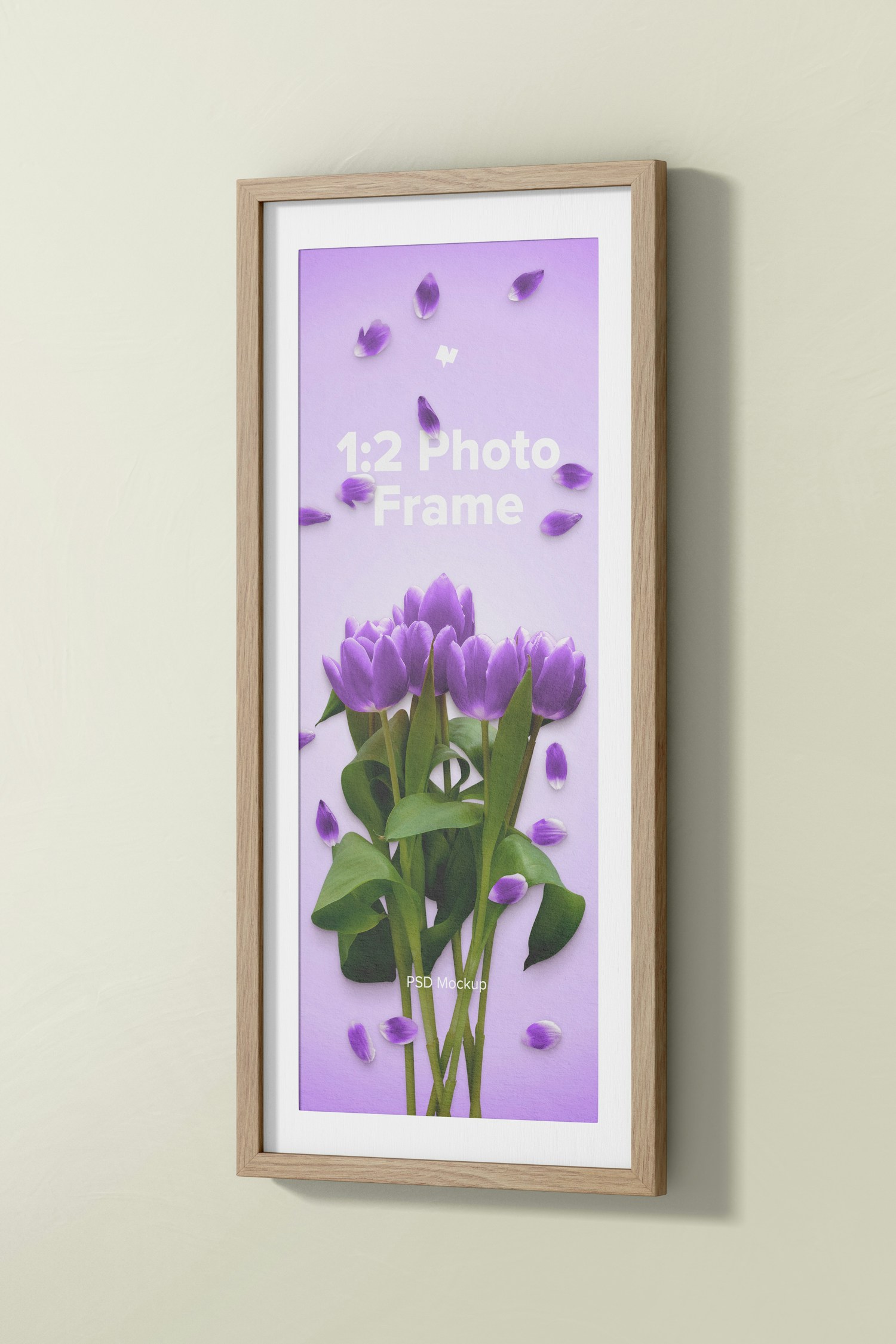 1:2 Photo Frame Mockup, Right View