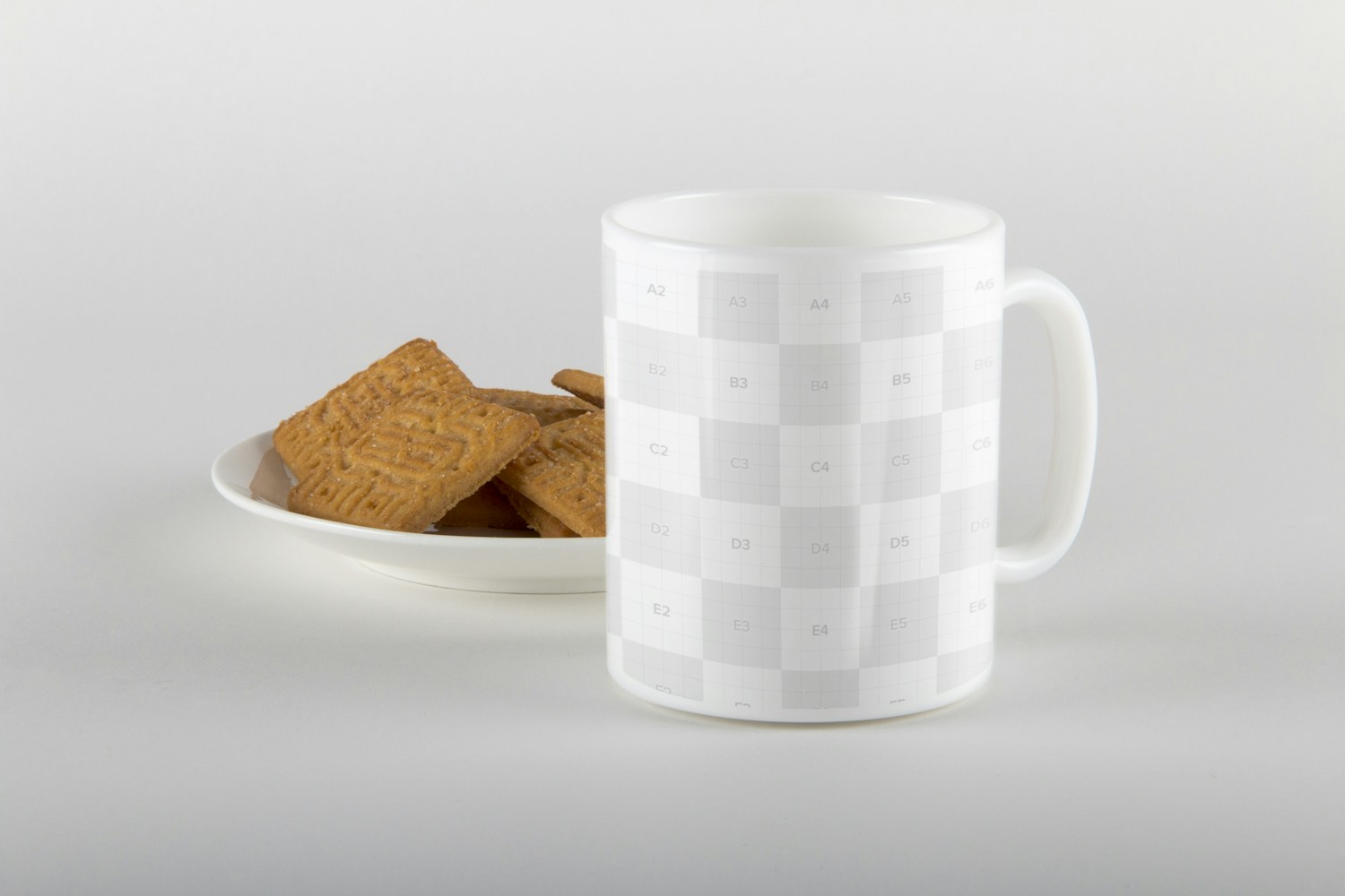 Mug with Cookies Mockup 05