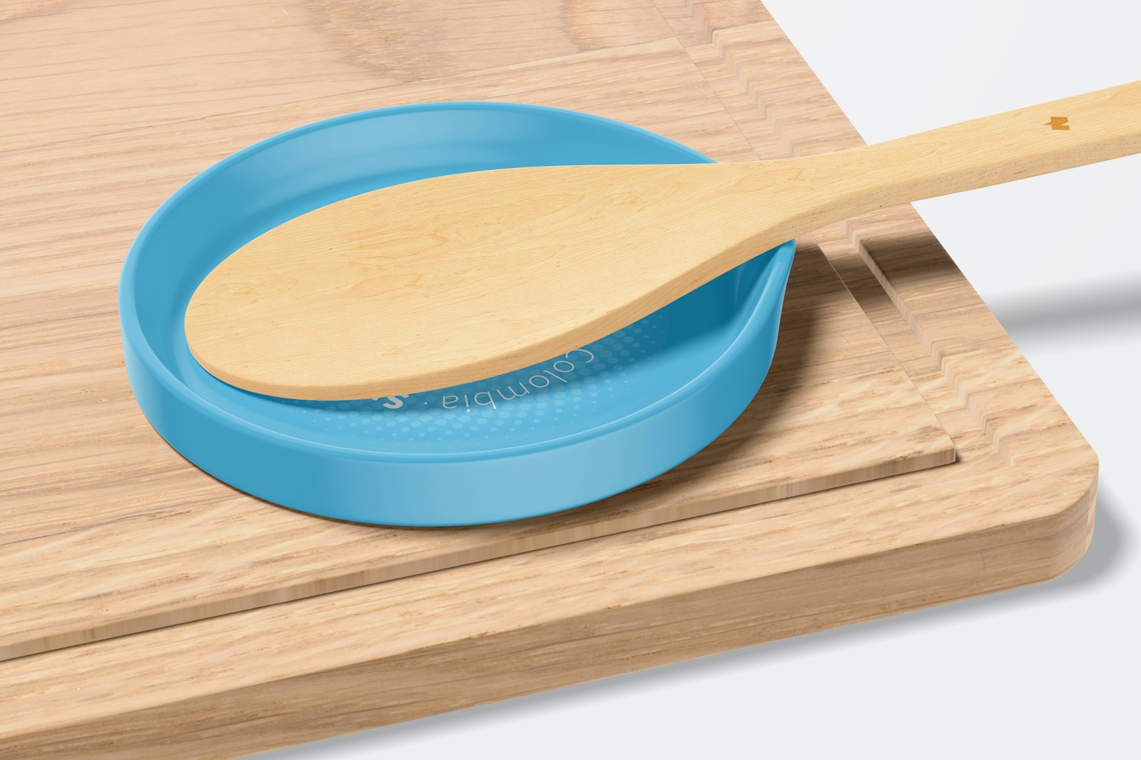 Spoon Holder with Board Mockup