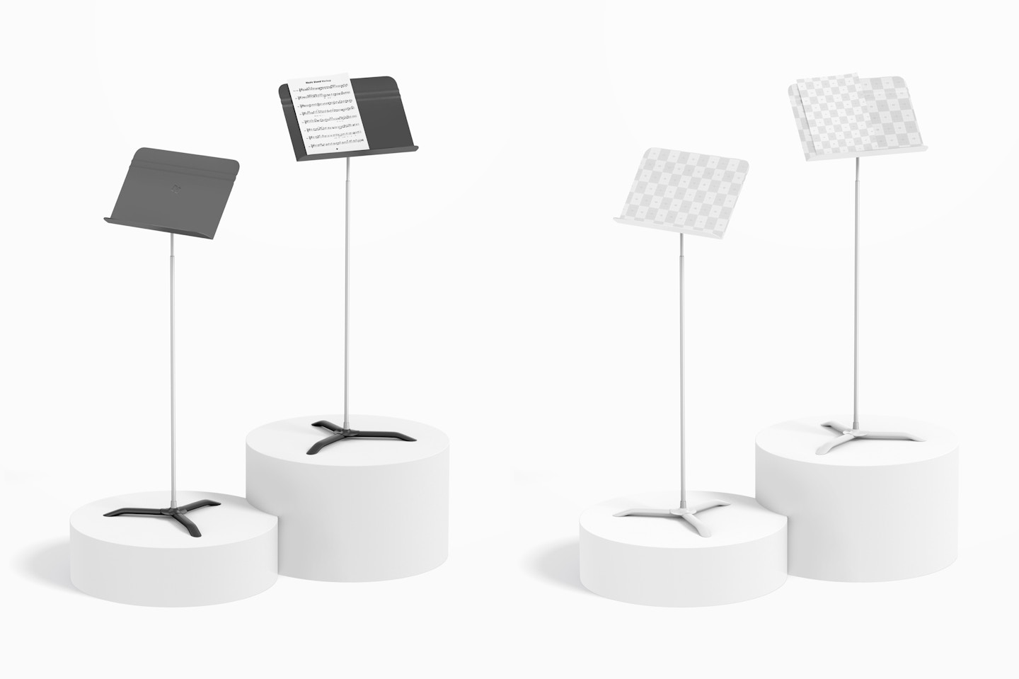 Music Stands Mockup