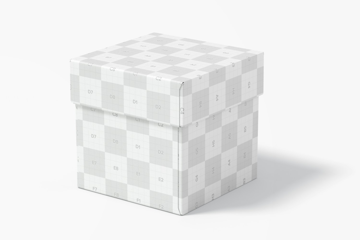 Big Cube Gift Box Mockup Big Cube Gift Box Mockup