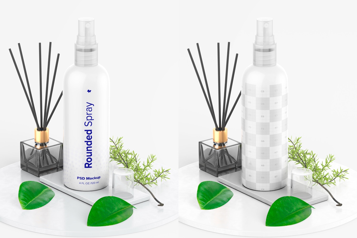 4 oz Spray Rounded 02 Mockup, Perspective View 02 4 oz Spray Rounded 02 Mockup, Perspective View 02