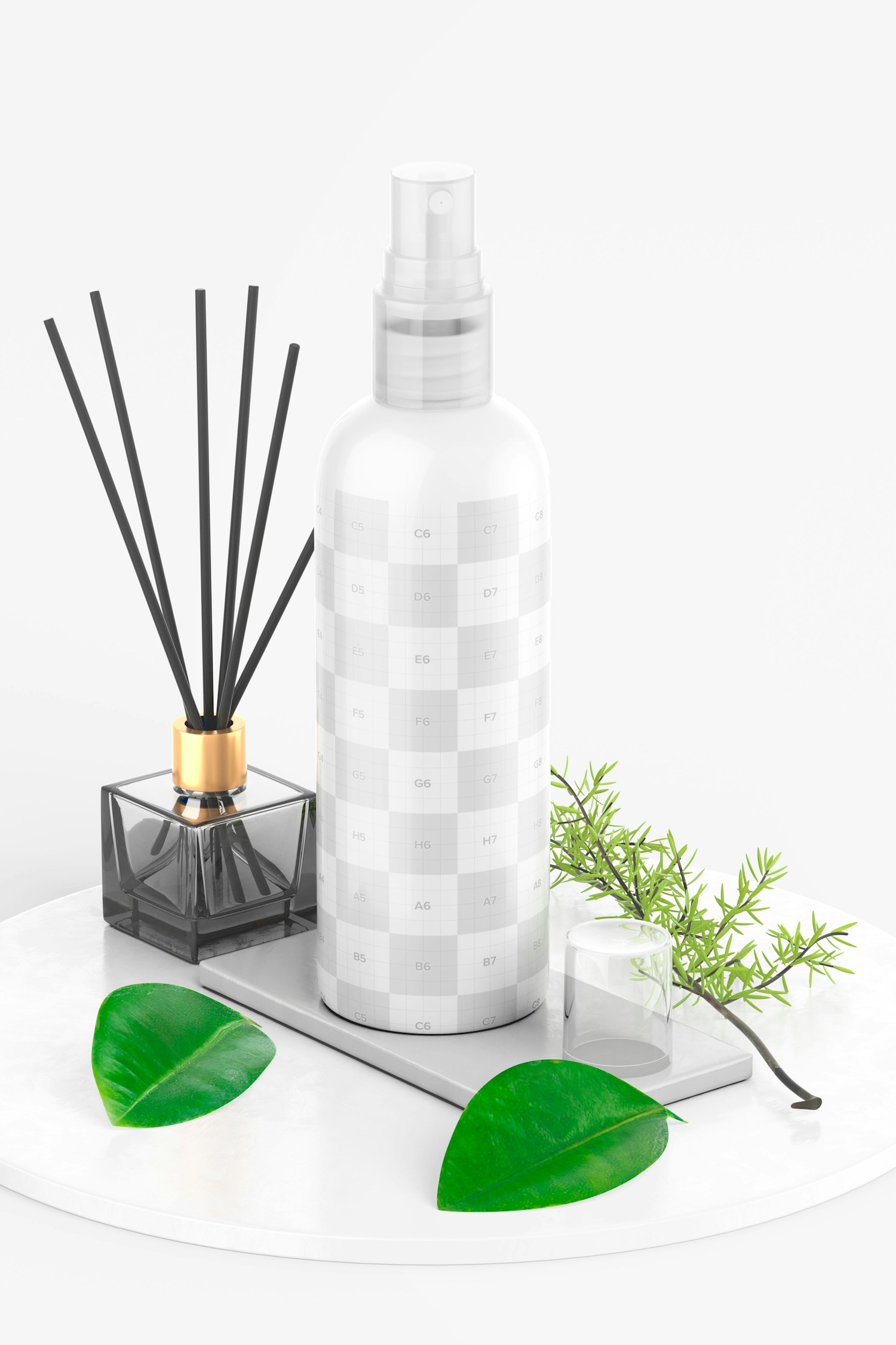 4 oz Spray Rounded 02 Mockup, Perspective View 02 4 oz Spray Rounded 02 Mockup, Perspective View 02