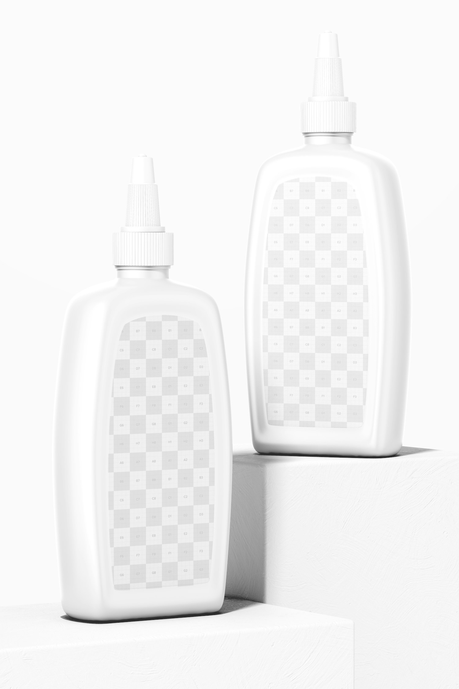 1.8 oz Tattoo Ink Bottles Mockup, Perspective 1.8 oz Tattoo Ink Bottles Mockup, Perspective