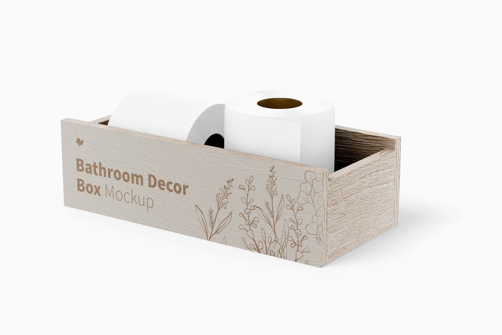 Bathroom Decor Box Mockup