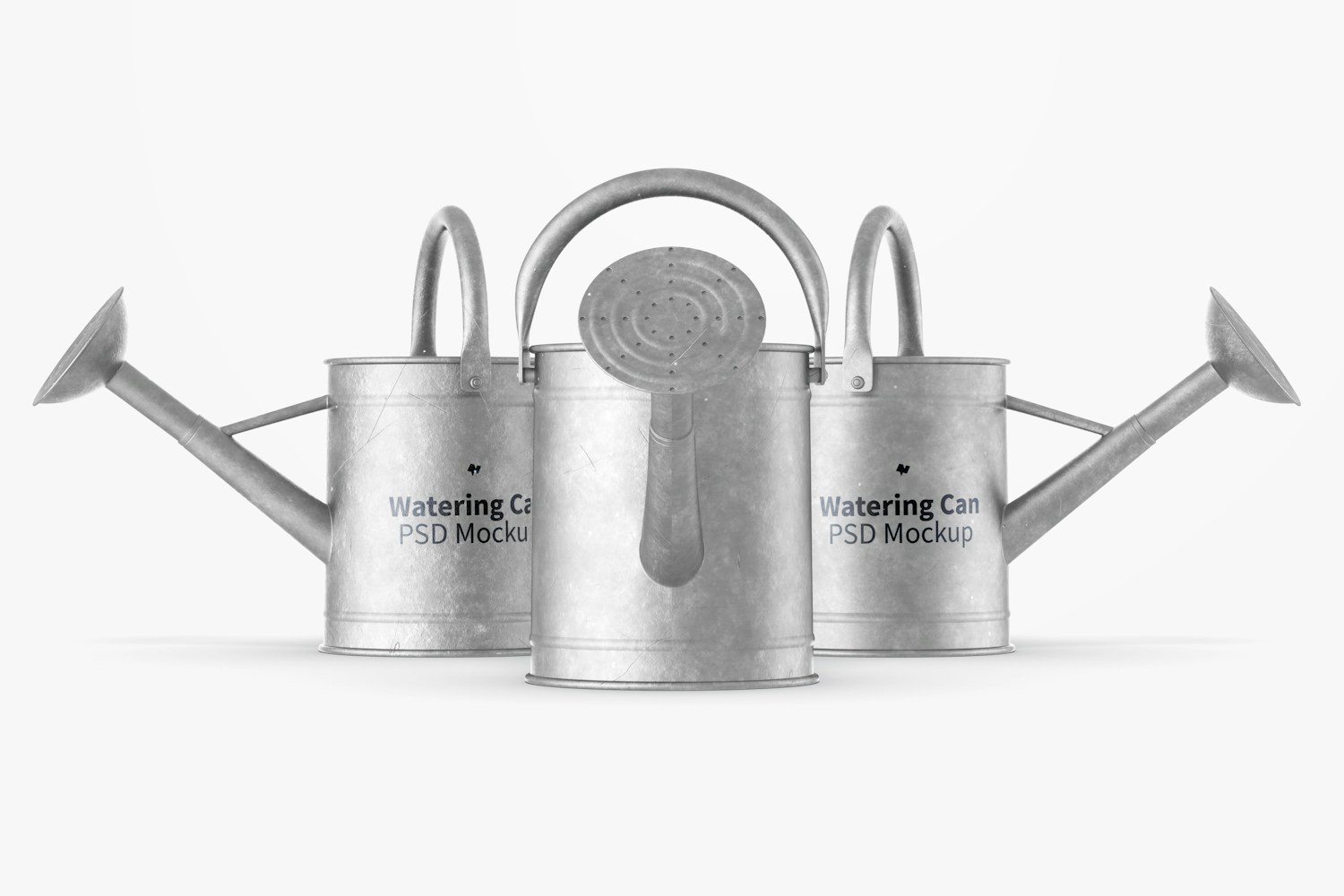 Watering Can Set Mockup Watering Can Set Mockup