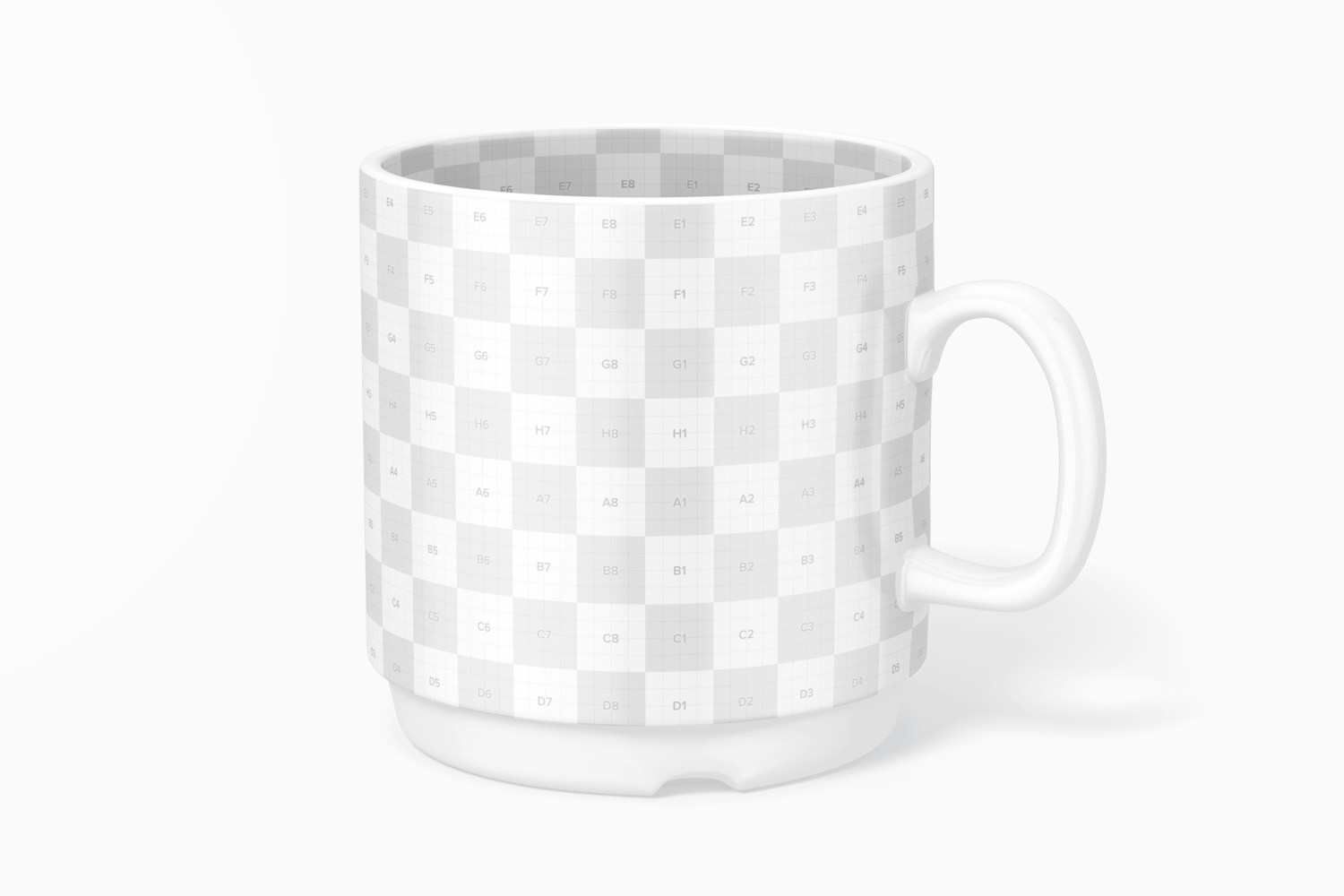 Espresso Cup Mockup, Front View