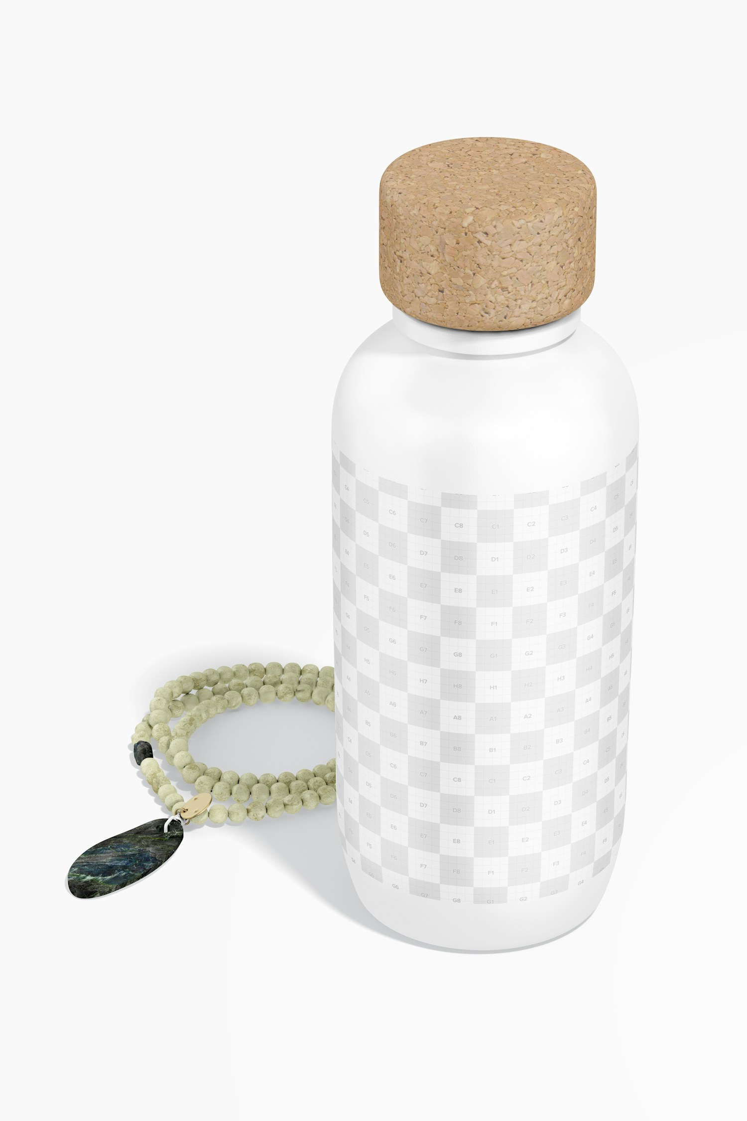 Maqueta Botella Plástica con Tapa para Agua, Perspectiva
