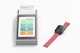 Smartwatch with Payment Device Mockup, Perspective View