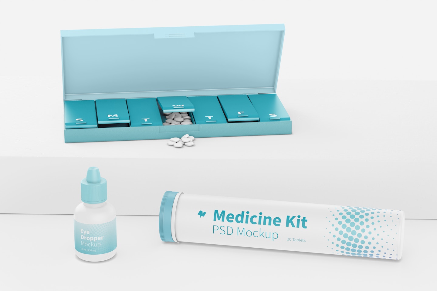 Medicine Kit Mockup