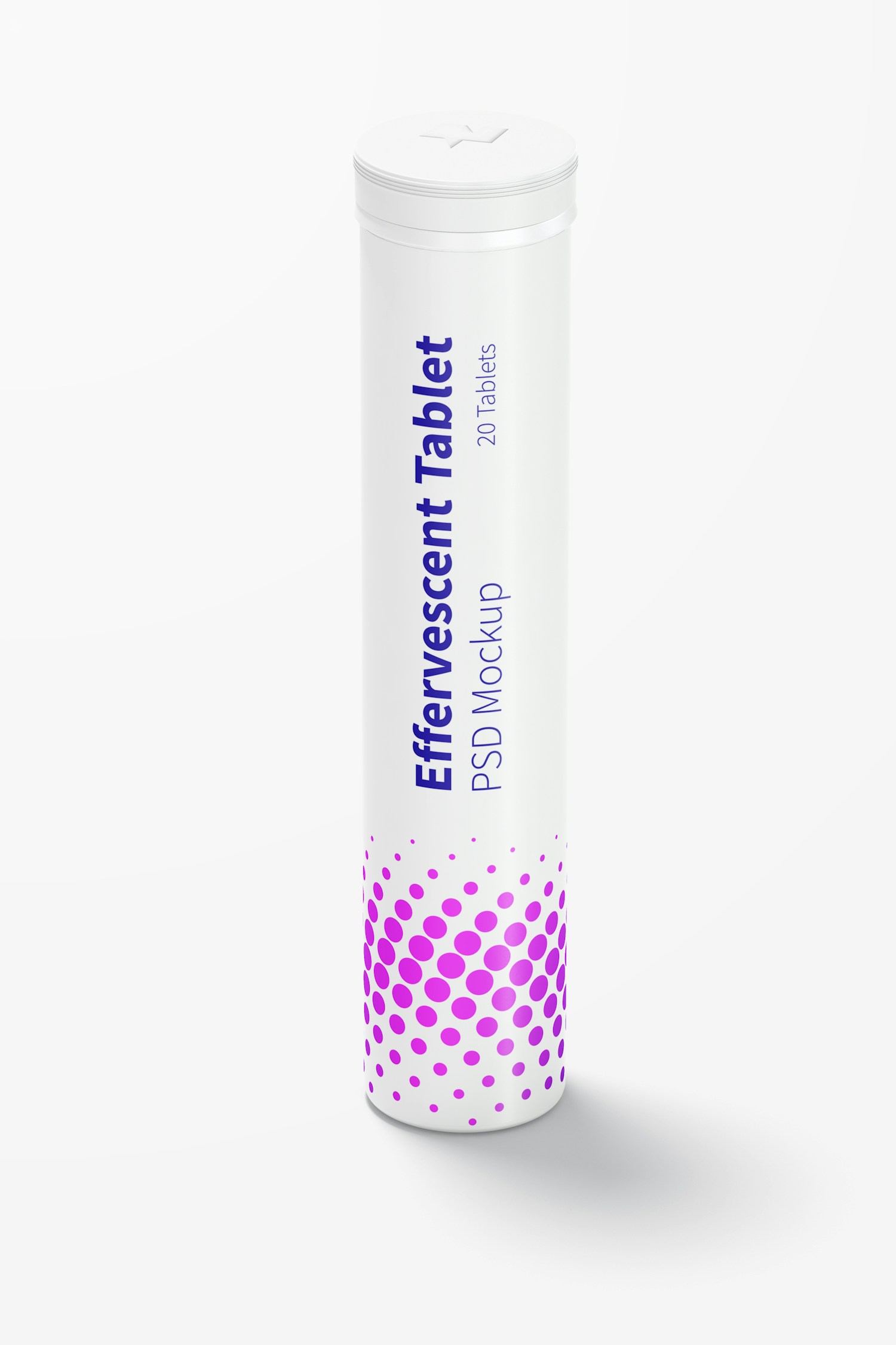 Effervescent Tablet Bottle Mockup Effervescent Tablet Bottle Mockup