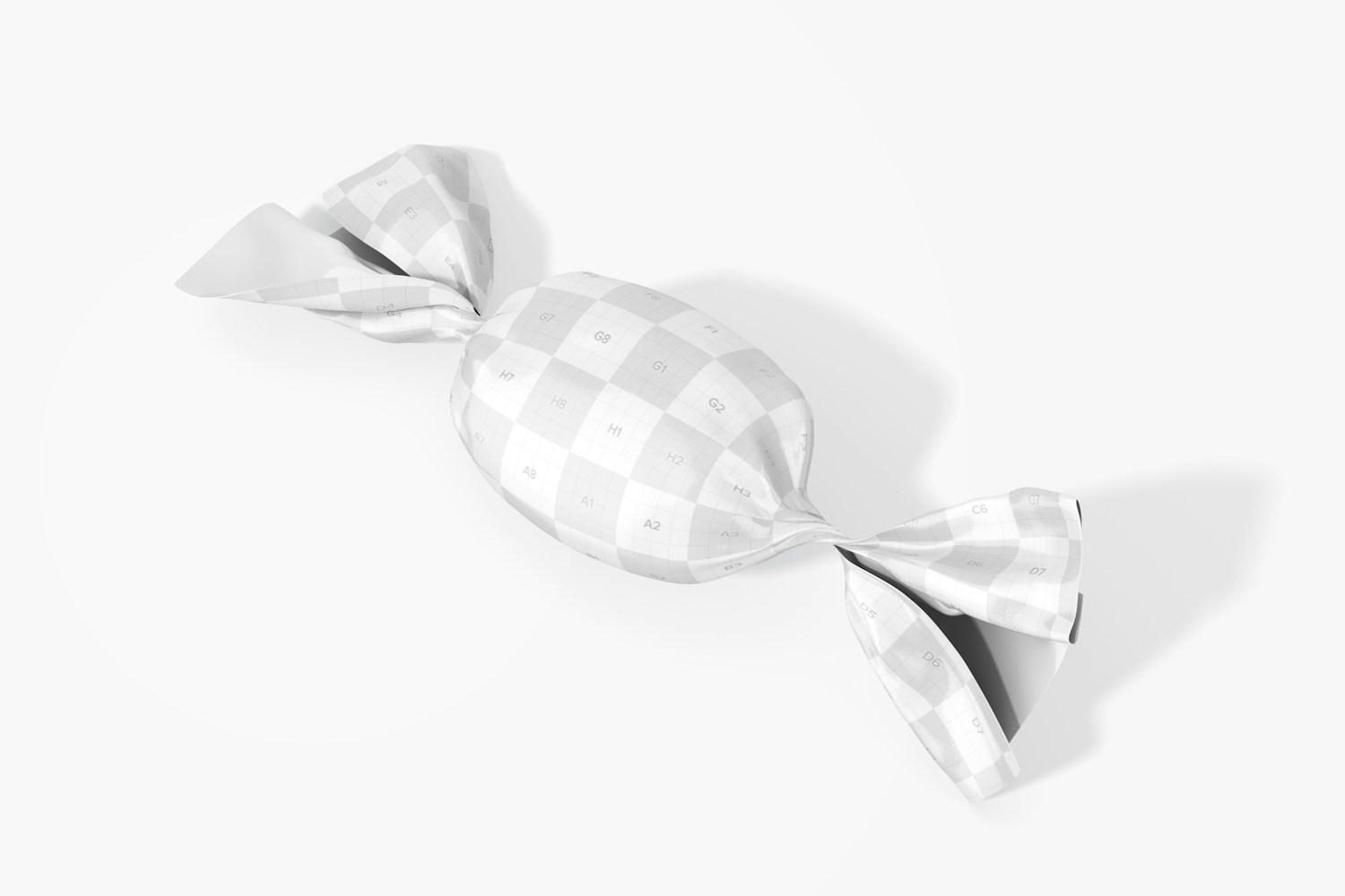 Candy Wrapper Mockup, Perspective