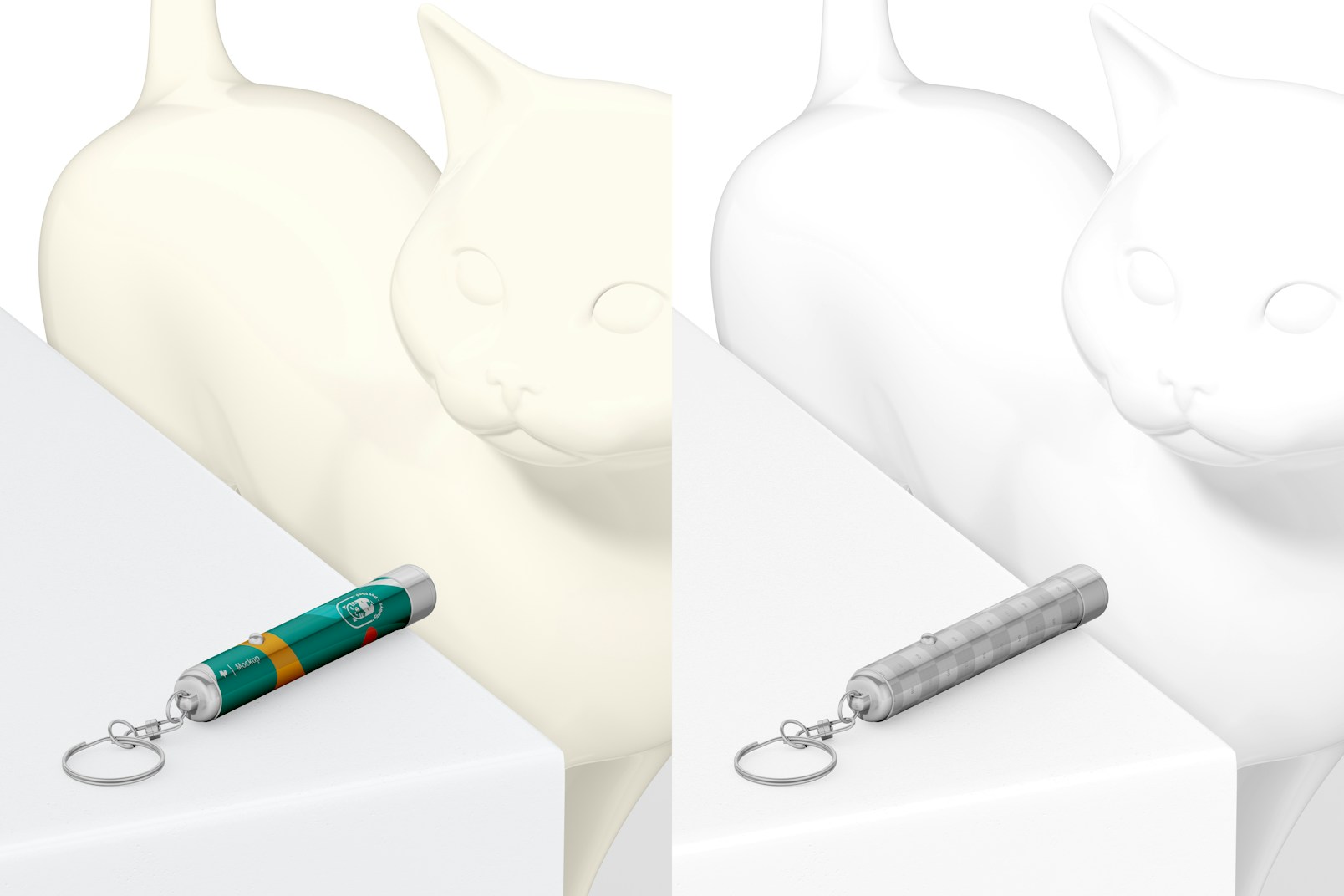 Cat Laser Toy Mockup, Perspective
