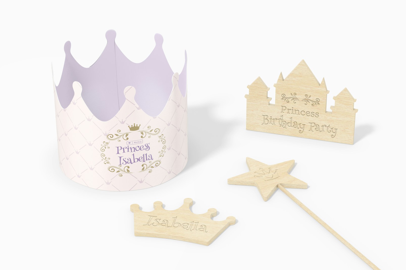 Princess Crown Mockup, with Tag