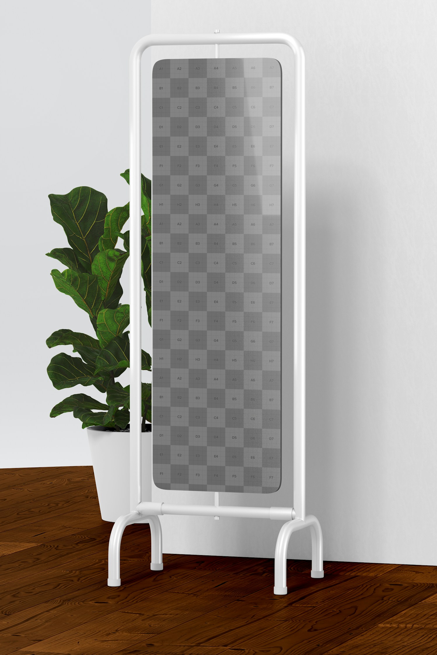 Business Sign Holder Mockup, Right View