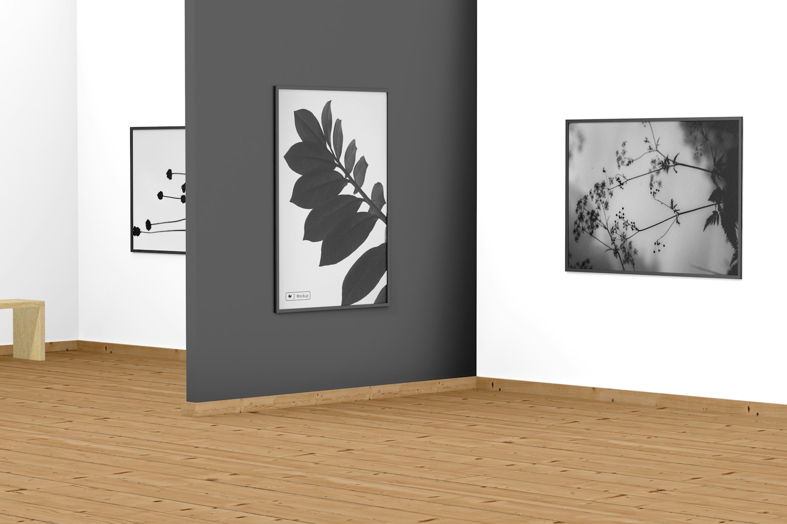 Gallery Frame Mockup, Perspective