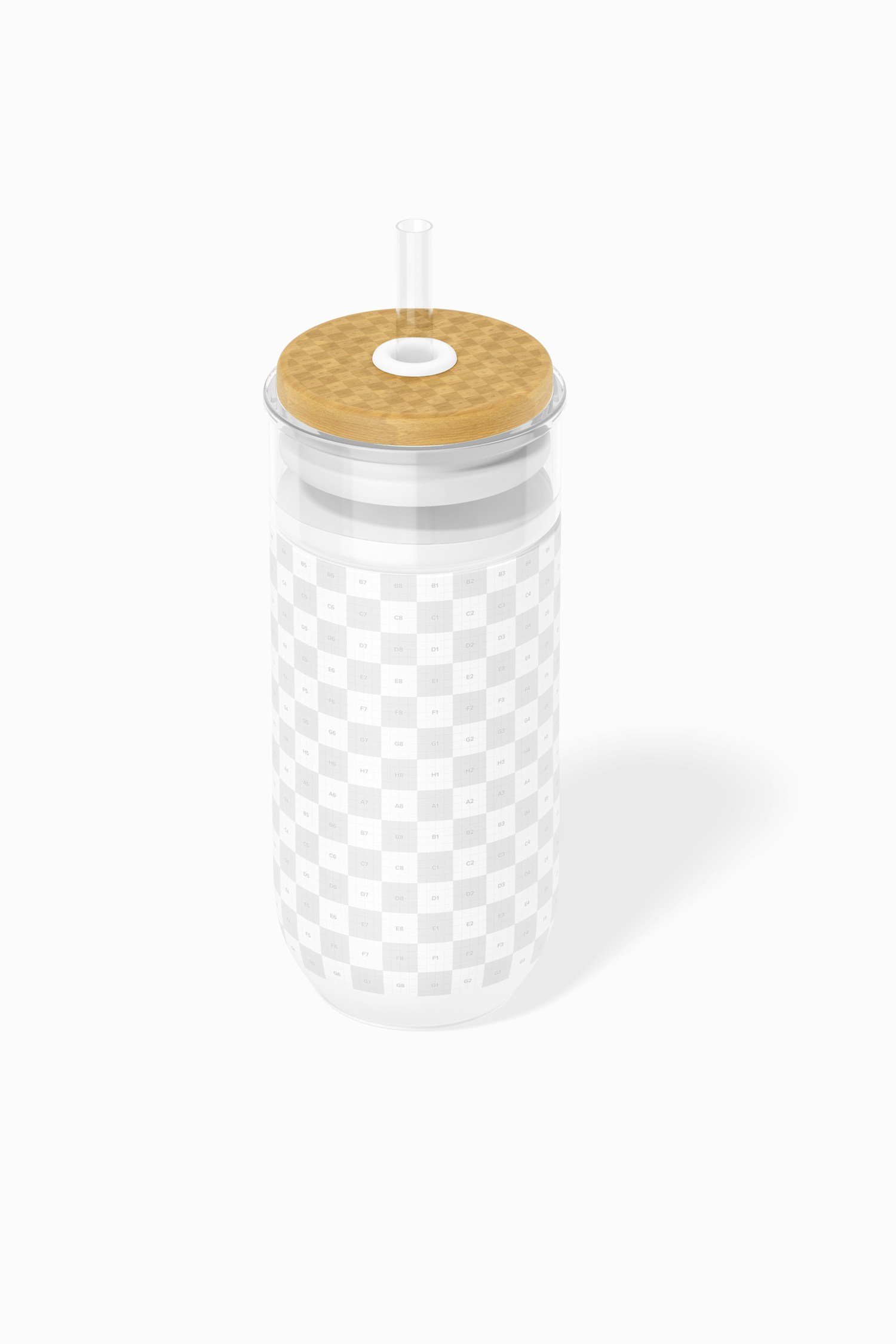 Smoothie Cup with Silicone Sleeve Mockup