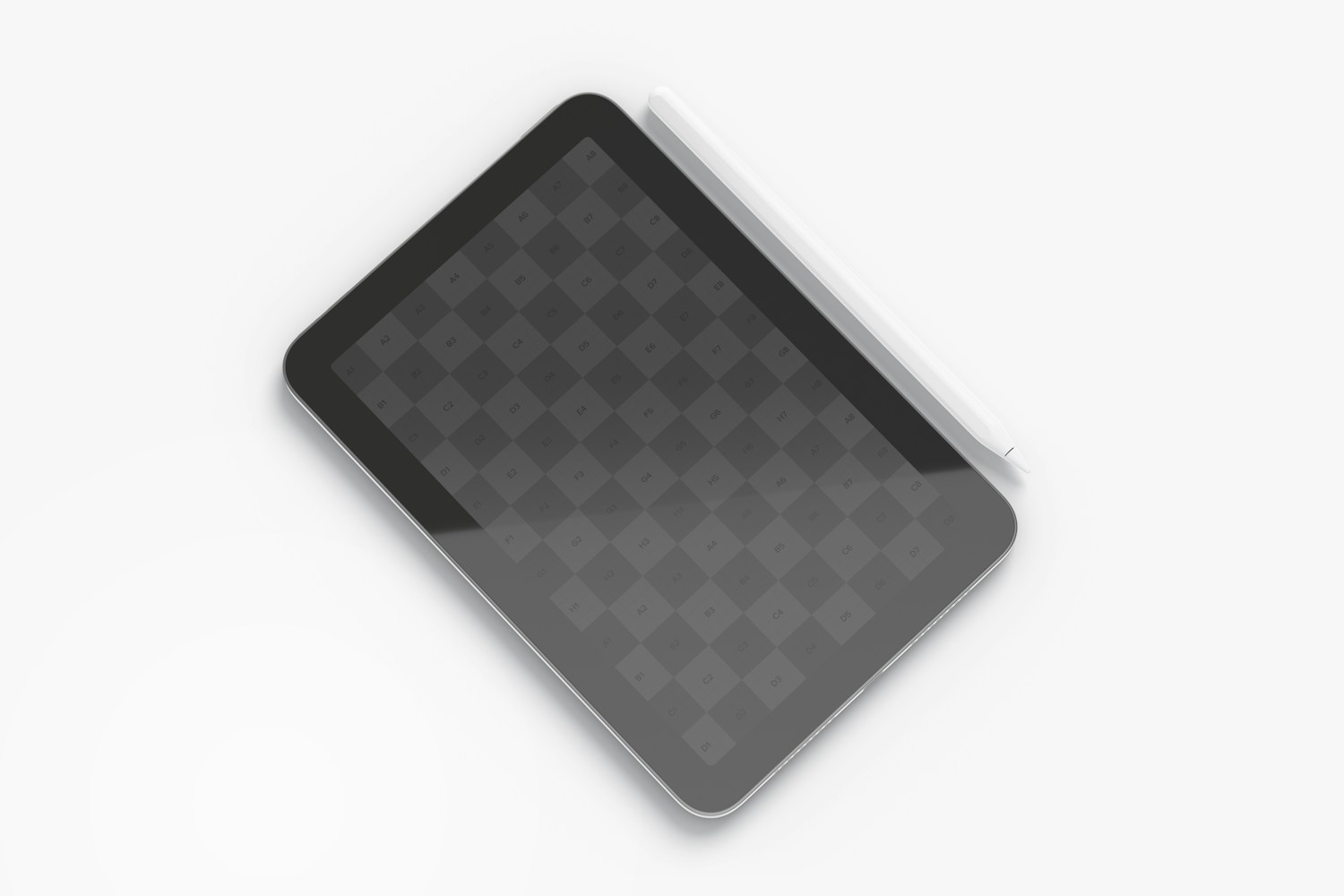 Maqueta de iPad mini, Vista Superior