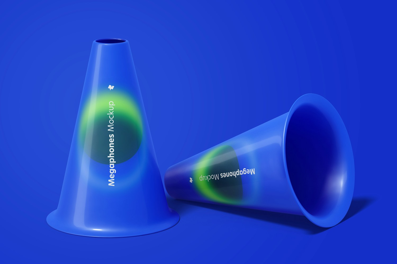 Megaphones Mockup Megaphones Mockup