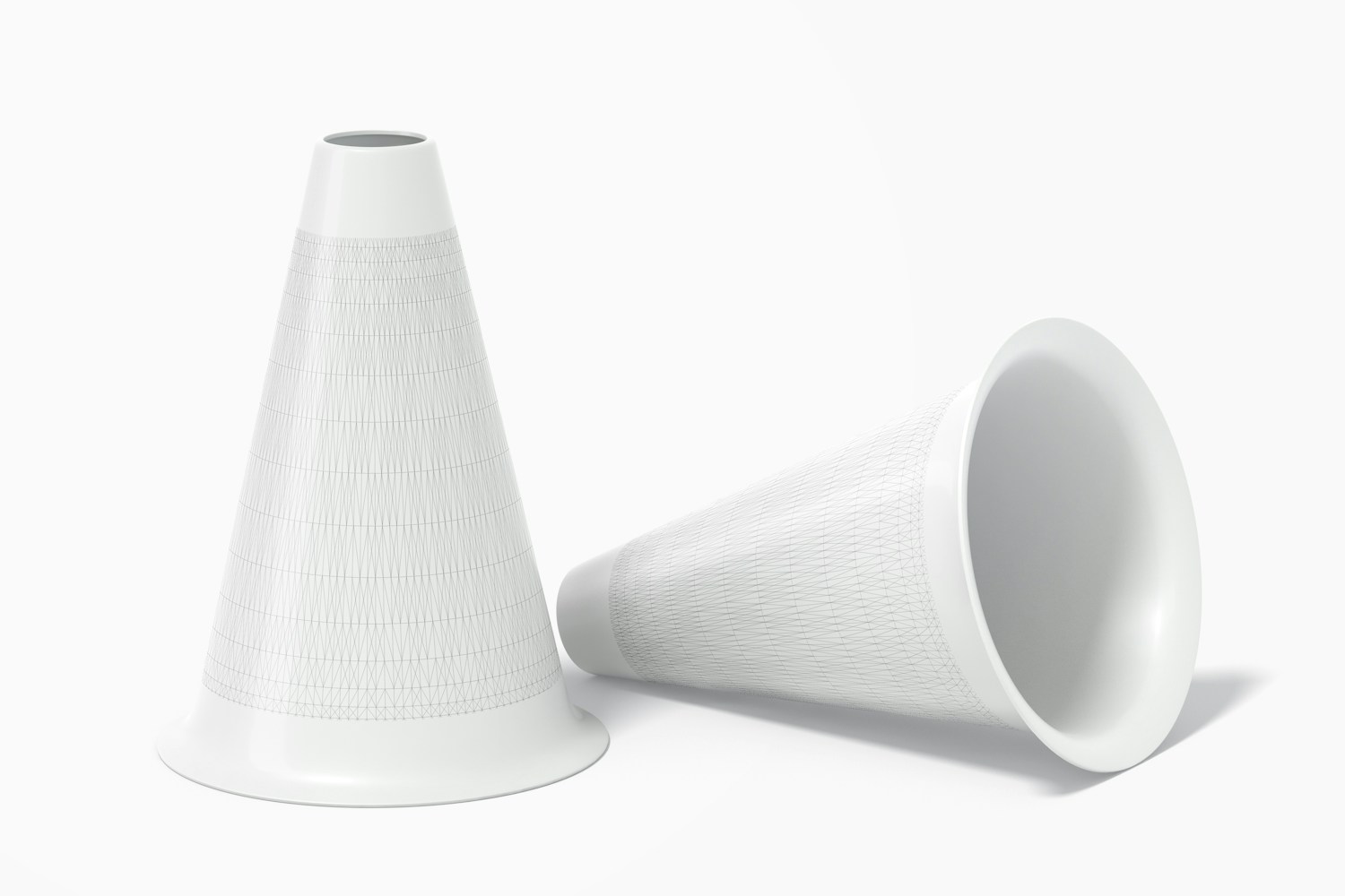 Megaphones Mockup Megaphones Mockup